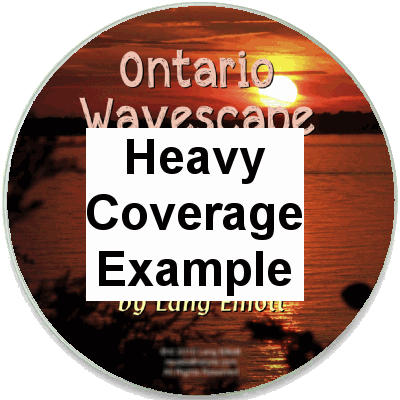 This example is considered heavy coverage printing. This example is considered heavy coverage printing.