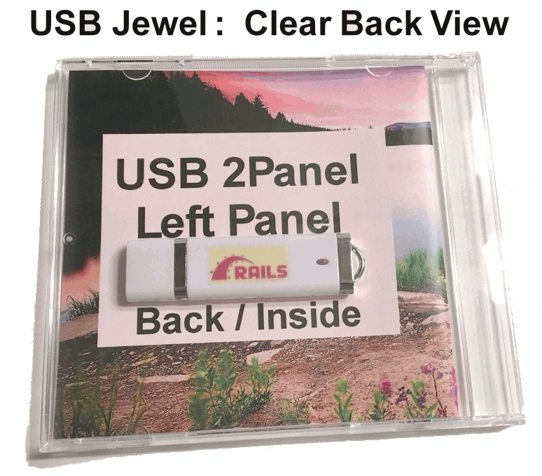 usb flash drive from back of usb jewel case